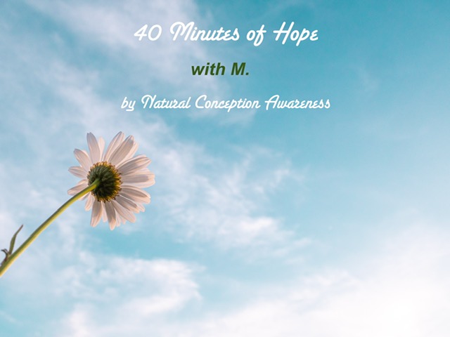 “40 Minutes of Hope” – M.’s story of hope